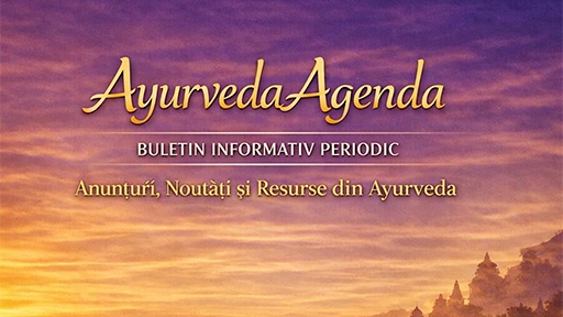 Ayurveda Agenda - buletin informativ Ayush Cell Romania